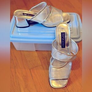 Silver Metallic Women’s Sandal